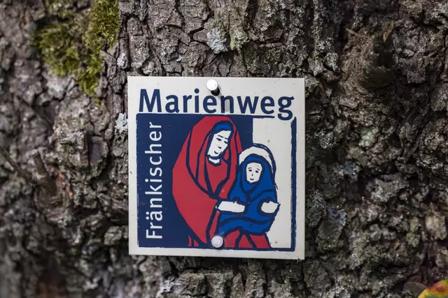 Marienweg Schild